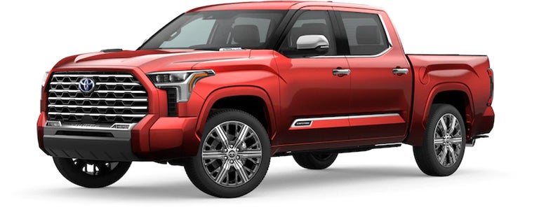 2022 Toyota Tundra Capstone in Supersonic Red | Thornhill Toyota in Chapmanville WV