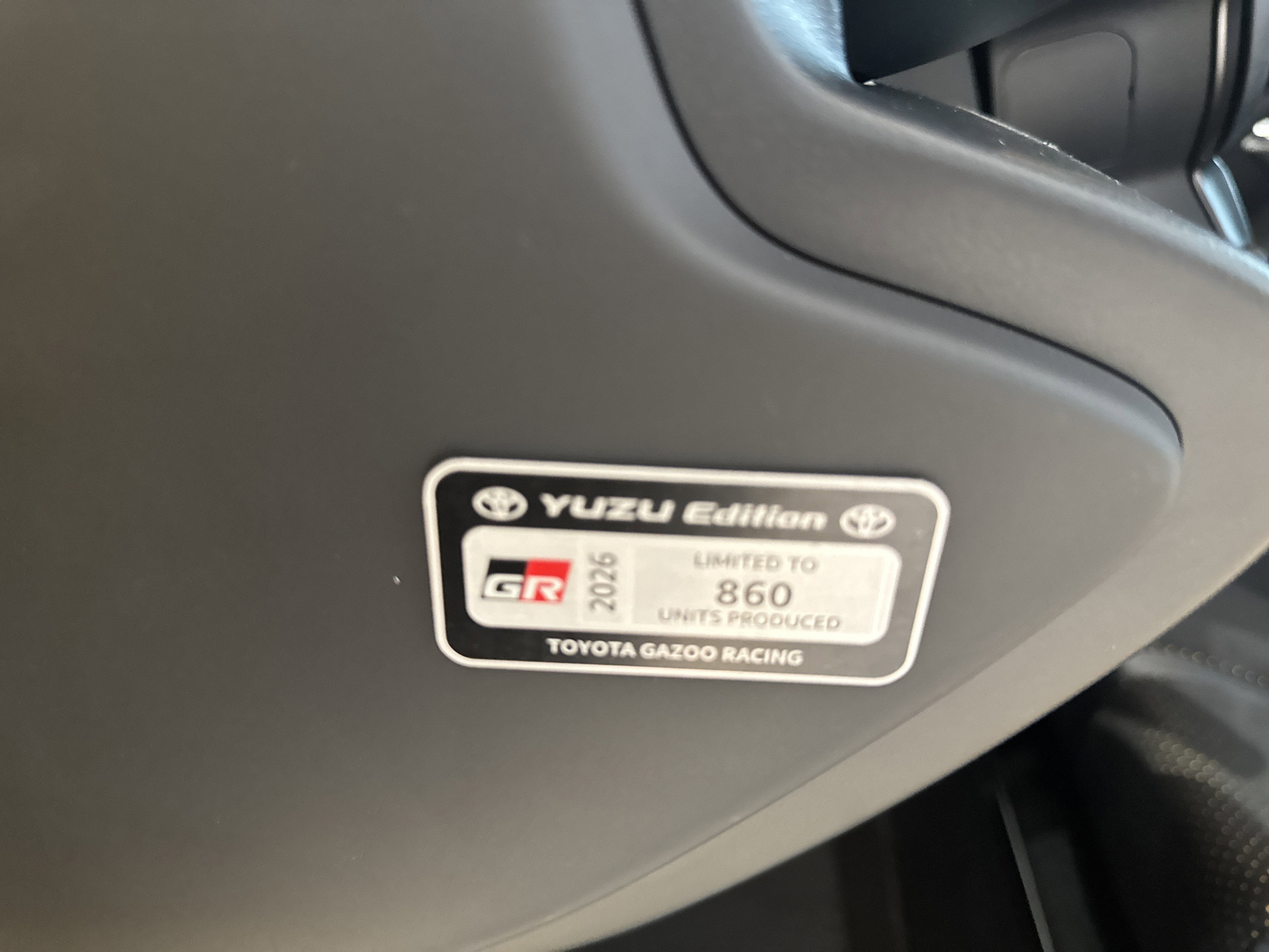 2026 Toyota GR86 Yuzu Edition