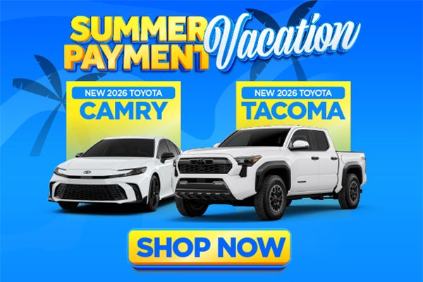 2026 Toyota Tacoma and 2026 Toyota Camry